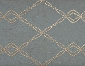 Настенная плитка La Platera Goldstone Teal Chain 35×90