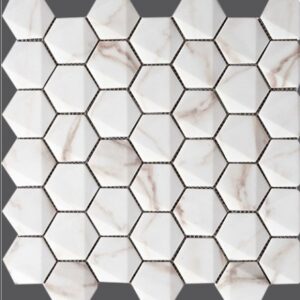 Мозаика Grespania Hexagonal Calacata 30×30