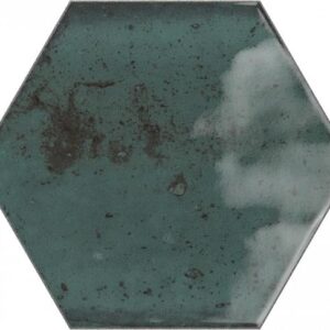 Настенная плитка Ribesalbes Hope Hex Blue Glossy 15×17.3