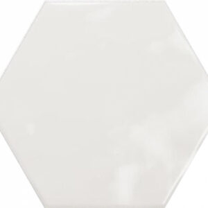 Настенная плитка Ribesalbes Geometry Hex White Glossy 15×17.3