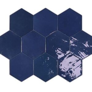 Настенная плитка WOW Zellige Hexa Cobalt 10.8×12.4