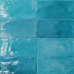Настенная плитка ABK Poetry Colors Turquoise 7.5×15