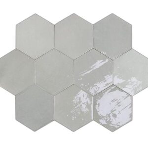 Настенная плитка WOW Zellige Hexa Grey 10.8×12.4