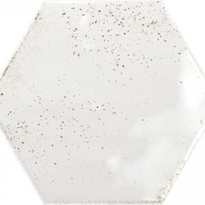 Настенная плитка Ribesalbes Hope Hex White Glossy 15×17.3